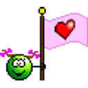 Girl Heart Flag emoji
