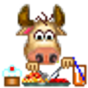 Cow Eating emoji