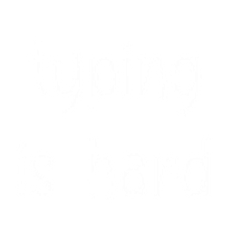 Typingishard emoji