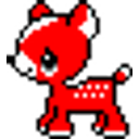 Red Dear emoji