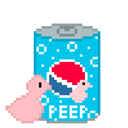 Peepsi Blue emoji