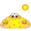 Sand emoji