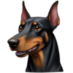 Doberman Dog emoji
