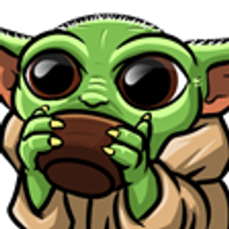 Baby Yoda Sip emoji