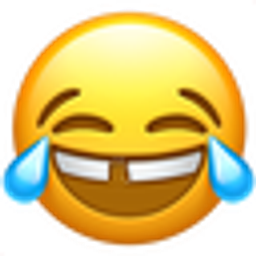 Toothless Joy emoji