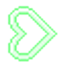 Arrowheart Green emoji
