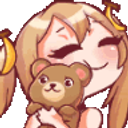 Orange Hug emoji