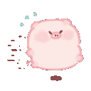 Running Pig emoji