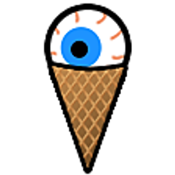 Eyeball Ice Cream emoji
