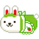 Waitress Bunny emoji