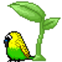 Bird Leaf emoji