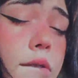 Pensive Girl Bite Lip emoji
