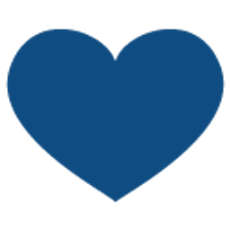 Heart Pantone 2020 Classicblue emoji