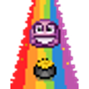 Rainbow Road emoji