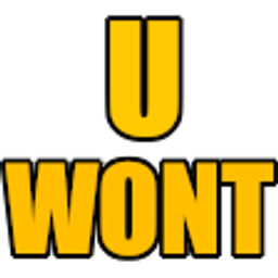 U Wont emoji