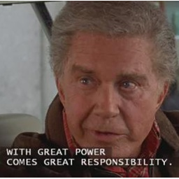 Great Power Great Responsibility emoji