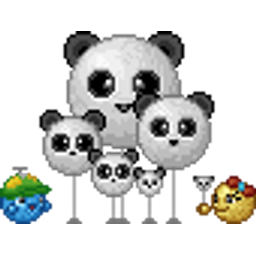Panda Balloon Army emoji