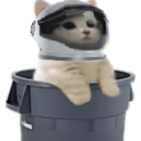 Catsittingverycomfortablebutheadingoutonagrandspaceadventure emoji