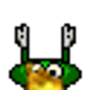Fire Jump Green emoji