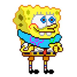 Spongebob Blush Shy emoji