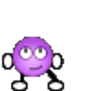 Dancing Purple emoji