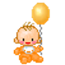 Baby Balloon emoji