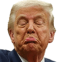 Trump Indifferent emoji