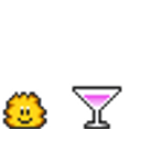 Flaming Cocktail Knuddels emoji