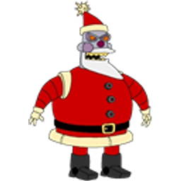 Futurama Robot Santa emoji