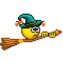 Witch Broomstick emoji