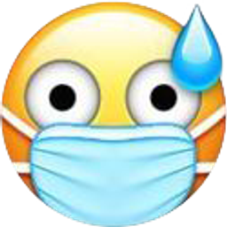 Nervous With Surgical Mask emoji