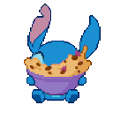 Stitch Cookiedough emoji