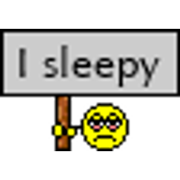 I Sleepy emoji
