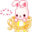 Bunny Teacup emoji