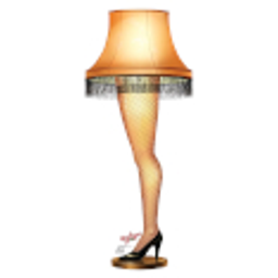 Christmas Story Leg Lamp emoji