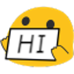 Blob Hi emoji