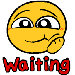 Waiting For Guests Reply emoji