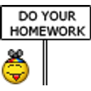 Homework emoji