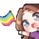 Pridegirl emoji