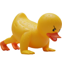 Pushup Duck emoji