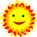 Winking Sun emoji