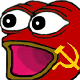 Commie Poggers emoji