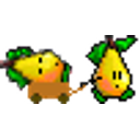 Pear Carting Pear emoji