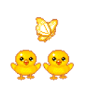 Chicks Butterfly emoji