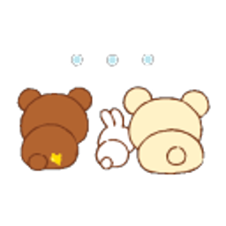 Bear Bunny Backpack Trip emoji