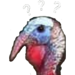 Confused Turkey emoji
