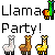 Llama Party emoji