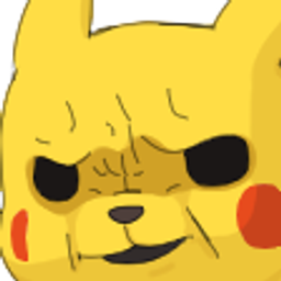 Pikachu Squint Smirk emoji