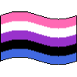 Prideflag Genderfluid Wave emoji