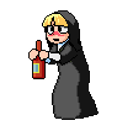 Nun Alcohol emoji